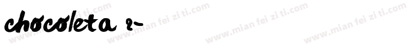 chocoleta 2字体转换